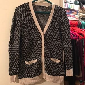 BCBG Patterned Cardigan